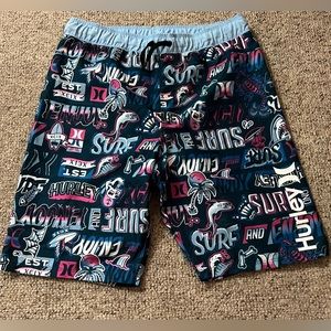 Kids graphic swim trunks